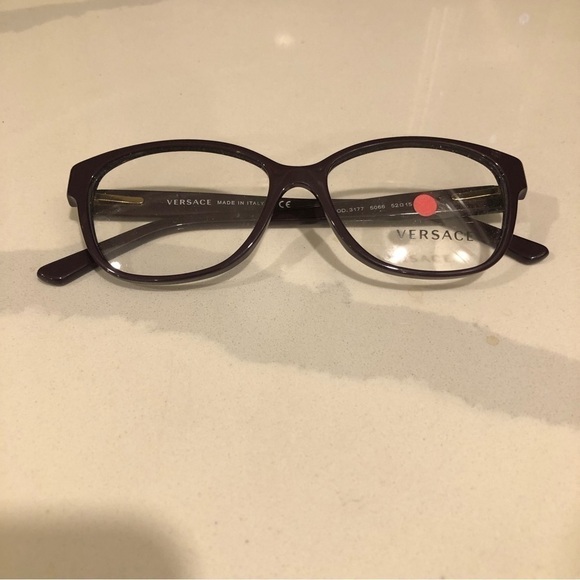 Versace Prescription Eyeglasses Purple Model 3177 5066 5215 140 - Picture 2 of 6